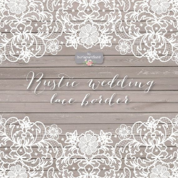 Lace border rustic, Wedding invitation border, frame, lace ...
