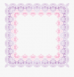 Square Lace Frame - Square Lace Frames Png #2499969 - Free ...