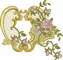 Sue Box Creations | Download Embroidery Designs | 04 - Romantic Rose