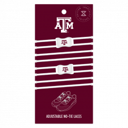 No Tie Shoelaces for Texas A&M Fans - Performance Lace Clips – SnapLaces