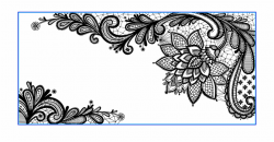Marvelous Black Lace Ornament Png Clipart Picture Gallery ...