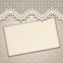 How to Create a Vintage Lace Clipart Wedding Invitation ...