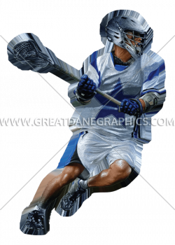 Lacrosse Star | Production Ready Artwork for T-Shirt Printing