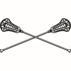 Lacrosse Logo #2 Sticks Crossed Equipment Field Sports Game Outfit Uniform  .SVG .EPS .PNG Digital Clipart Vector Cricut Cut Cutting File