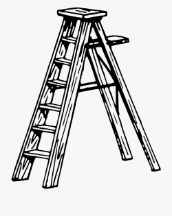 Clip Art Ladders - Ladder Clipart Black And White #1886449 ...