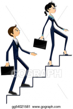 Drawing - Business ladder. Clipart Drawing gg54021581 - GoGraph