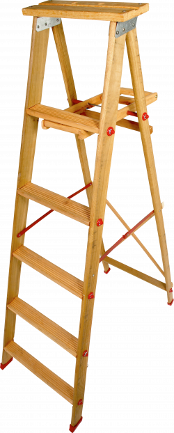 Wood step ladder PNG