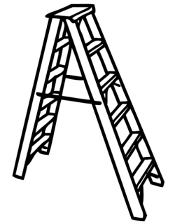 Download ladder line art clipart Drawing Clip art | Drawing ...