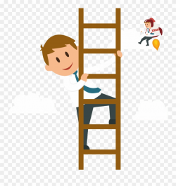 Svg Climbing A Ladder Clipart - Climb Cartoon - Png Download ...