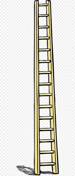 Ladder Cartoon clipart - Ladder, Yellow, Line, transparent ...