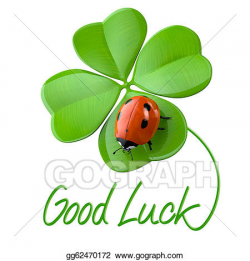 Drawing - Lucky symbols. Clipart Drawing gg62470172 - GoGraph