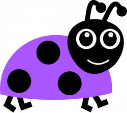Purple Ladybug Clip Art at Clker.com - vector clip art online ...