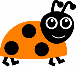 Orange Ladybug Clip Art at Clker.com - vector clip art online ...