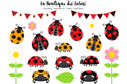 Red Ladybug Clip art
