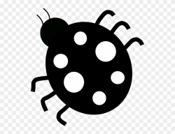 Ladybug Silhouette - Ladybug Clip Art - Png Download ...