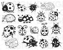 ladybug svg, lady bug svg, beetle svg, ladybug clipart ...