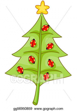 Stock Illustration - Christmas tree design. Clipart ...