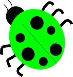 Green Ladybugs Clip Art at Clker.com - vector clip art ...