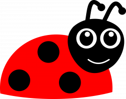 Clipart - cartoon ladybug