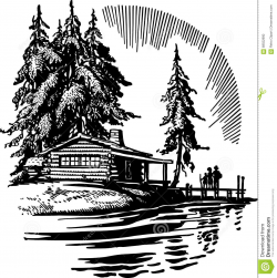 Lake cabin clipart 2 » Clipart Station