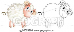Vector Illustration - Doodle animal for little lamb. EPS ...