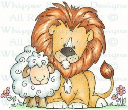 Lion Lamb | Animal drawings and clipart | Lion, lamb ...