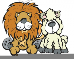 Lion And Lamb Clipart | Free Images at Clker.com - vector ...