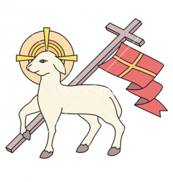 Lamb as a symbol of easter vector art - Download Celebration ...