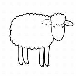 Sheep black and white black and white lamb clipart clip art ...