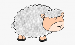 Fuzzy Clipart Wooly Sheep - Sheep Wool Clipart, Cliparts ...
