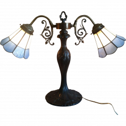 Vintage Ornate Double Arm Table Lamp : Second Time Around | Ruby Lane
