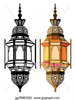 EPS Illustration - Arabic lantern. Vector Clipart gg78981625 ...