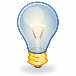 Clipart - Light bulb icon