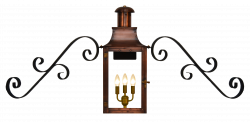 Somerset Gas or Electric Copper Lantern - French Market Lanterns