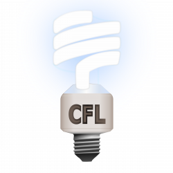 Clipart - Compact Fluorescent Lamp