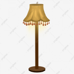 Floor Lamp, Lamp Clipart, Household, Yellow PNG Transparent ...