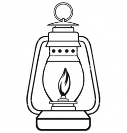 Old dusty oil lamp vector | Drawing Laterns | Lantern ...