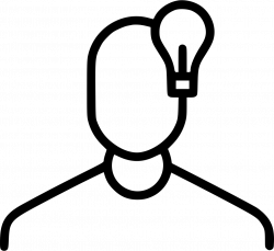 Man Person Idea Thinking Lamp Light Svg Png Icon Free Download ...
