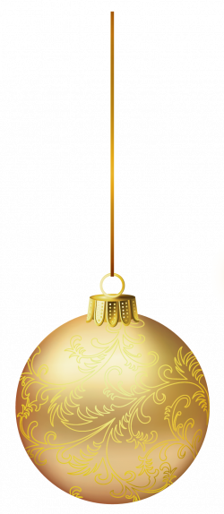 Gold Christmas Ball PNG Picture | Gallery Yopriceville - High ...