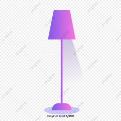 Purple Floor Lamp, Furniture, Lamp, An Electric Appliance ...
