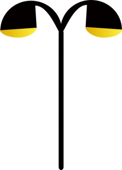 Street Lamp clip art Free vector in Open office drawing svg ...