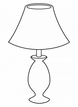 Lamp Clipart Table Pencil And In Color Lamps At Lowes - Lamp ...