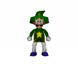 Nintendo 64 - Mario Party 2 - Luigi (Horror Land) - The Models Resource