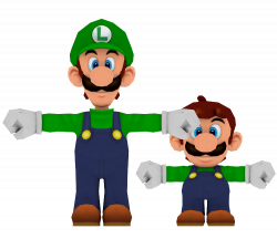 3DS - Super Mario 3D Land - Luigi - The Models Resource