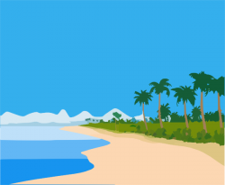 Beach Landscape Clip Art at Clker.com - vector clip art online ...