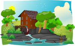Free Countryside Landscape Clip Art - Clip Art Library