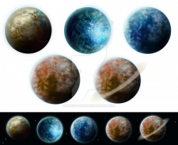 Planets pack by IgnisFatuusII on DeviantArt