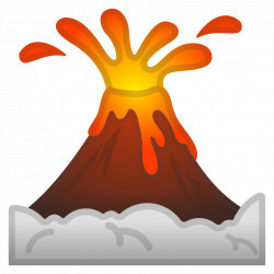 Volcano Icon | Noto Emoji Travel & Places Iconset | Google