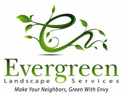Evergreen landscaping logo design. To make your neighbors green with ...