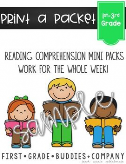 1st, 2nd, 3rd Grade Reading Comprehension Passages and ...